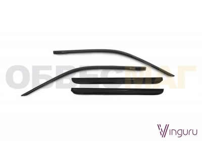 Дефлекторы окон Vinguru 4 штуки на кроссовер для Subaru Forester № AFV64902