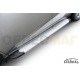 Пороги алюминиевые Arbori Optima Silver серебристые для Lexus NX-200/200t/300h 2014-2021