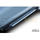 Пороги алюминиевые Arbori Luxe Silver серебристые для Nissan Qashqai (ВСЕ) 2014-2021