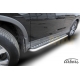 Пороги с площадкой алюминиевый лист 57 мм Arbori для Honda CR-V 2012-2021