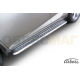 Пороги с площадкой алюминиевый лист 57 мм Arbori для Lexus NX-300h 2014-2021