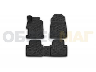 Коврики 3D в салон HONDA Civic 4D, 01/2012->, сед., 4 шт. (полиуретан)