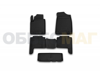 Коврики в салон полиуретан 5 штук Element для Infiniti QX56 2010-2013