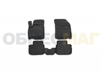 Коврики в салон полиуретан 4 штуки Element для Suzuki SX4 2009-2014