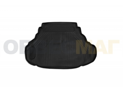 Коврик в багажник полиуретан чёрный на седан Autofamily для Toyota Camry 2011-2018