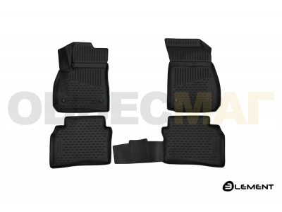 Коврики 3D в салон Element полиуретан 4 штуки на седан на Opel Insignia № ELEMENT3D3733210k