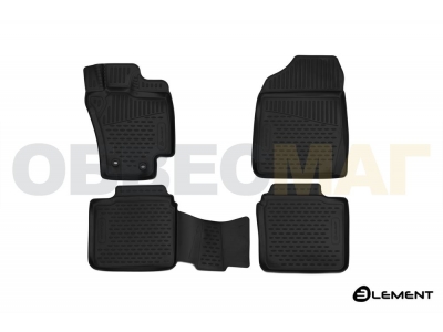 Коврики 3D в салон TOYOTA Allion/Premio (260) 4WD, 2012-2015, правый руль, сед., 4 шт. (полиуретан)