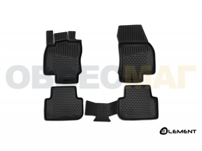 Коврики в салон полиуретан 4 штуки на короткую базу Element для Volkswagen Tiguan 2016-2021