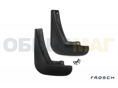 Брызговики передние Autofamily премиум 2 штуки Frosch для Fiat 500 2007-2011