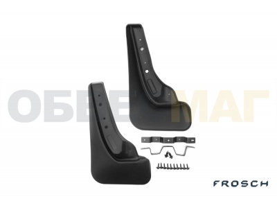 Брызговики задние Frosch Autofamily премиум 2 штуки для Fiat Linea № FROSCH.15.19.E10
