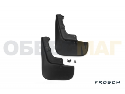 Брызговики задние Frosch Autofamily премиум 2 штуки с установкой с расширителями для Peugeot Boxer № FROSCH.38.14.E18