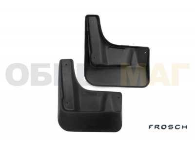 Брызговики передние Frosch Autofamily премиум 2 штуки на седан для Volkswagen Polo Sedan № FROSCH.51.30.F10