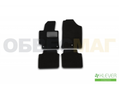Коврики в салон Klever Standard 4 штуки для седана для Hyundai Elantra № KVR02205601210kh