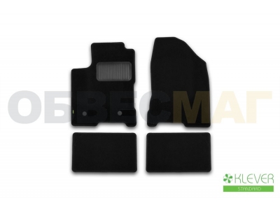 Коврики в салон Klever Standard 4 штуки для седана для Lada Vesta 2015-2021