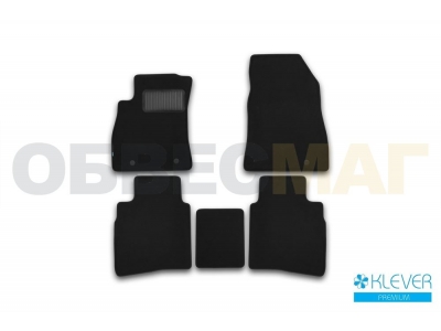 Коврики в салон Klever Premium 5 штук для седана для Nissan Sentra № KVR03364122110kh