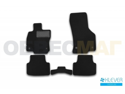 Коврики в салон Klever Premium 5 штук для седана для Skoda Octavia A7 2013-2020