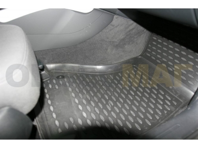 Коврики в салон полиуретан 4 штуки Element для Audi A4 B8 2007-2015