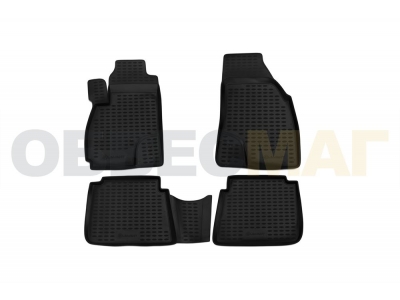 Коврики в салон полиуретан 4 штуки Element для Hyundai Santa Fe Classic 2001-2006
