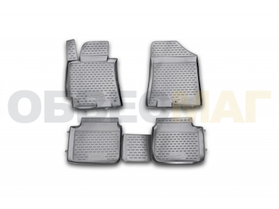 Коврики в салон Element полиуретан 4 штуки для Comfort и Sport на Hyundai Elantra MD № NLC.20.46.210h