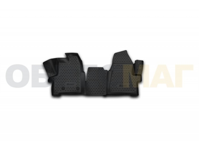 Коврики 3D в салон Element полиуретан 2 штуки 1+2 сидения на Ford Tourneo/Transit Custom № NLC.3D.16.53.210kf