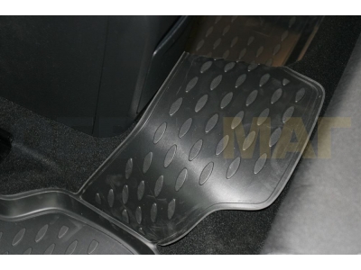 Коврики 3D в салон полиуретан 4 штуки Element для Volkswagen Golf 6 2009-2012