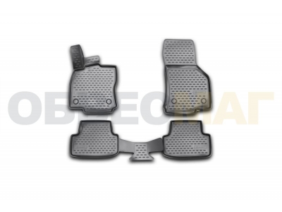 Коврики 3D в салон полиуретан 4 штуки Element для Volkswagen Golf 7 2013-2021