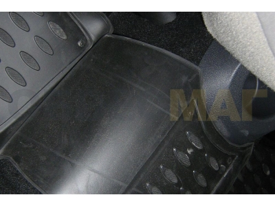 Коврики в салон полиуретан 4 штуки Element для Renault Clio 3 2005-2012