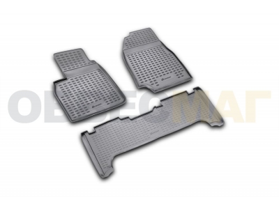 Коврики в салон полиуретан 3 штуки Element для Toyota Land Cruiser 100 1998-2007