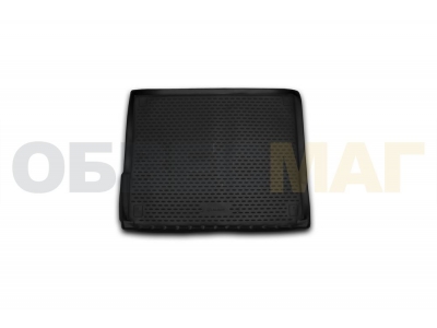 Коврик в багажник VOLKSWAGEN Touareg, 2010-2015, 2015->, кросс., 2-х зонный климат-контроль, 1 шт. (полиуретан)