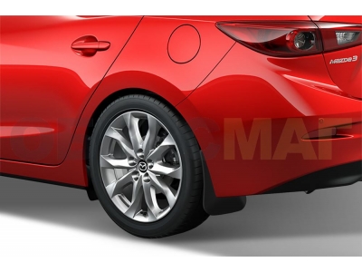 Брызговики задние 2 штуки на седан Frosch для Mazda 3 2013-2018
