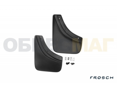 Брызговики задние Frosch 2 штуки для авто с расширителями арок для Suzuki SX4 № NLF.47.16.E11