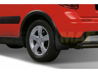 Брызговики задние 2 штуки с расширителями арок Frosch для Suzuki SX4 2006-2014