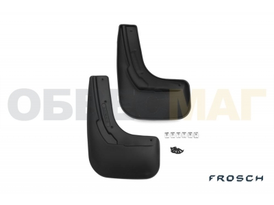Брызговики задние Autofamily 2 шт. Frosch для Volkswagen Polo 2015-2020
