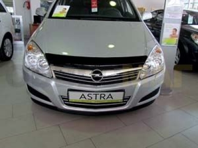 Дефлектор капота SIM для Opel Astra H № SOPAST0412