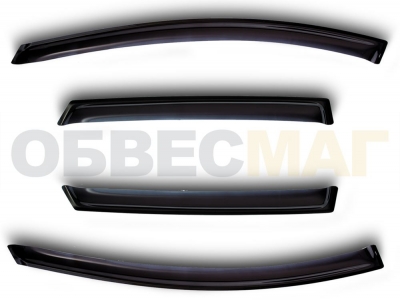 Дефлекторы боковых окон SIM 4 штуки для хетчбека для Opel Astra H № SOPASTH0432