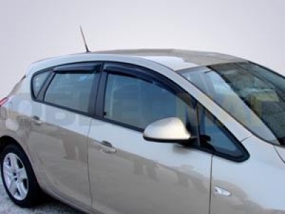Дефлекторы боковых окон SIM 4 штуки для седана и хетчбека для Opel Astra J 2010-2021