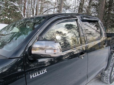 Дефлекторы боковых окон SIM 4 штуки для Toyota Hilux № STOHIL0532