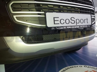 Защита радиатора Arbori черная сота 15 мм для Ford Ecosport 2014-2018
