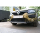 Защита радиатора Arbori черная сота 15 мм для Renault Sandero Stepway 2015-2021