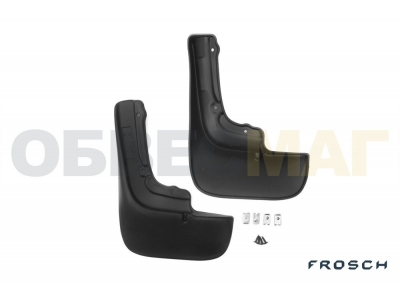 Брызговики задние Frosch с расширителями арок с подкрылкам для Citroen Jumper/Peugeot Boxer № FROSCH.10.20.E18