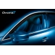 Дефлекторы окон CHROMEX с хромированным молдингом на седан 4 шт для Toyota Corolla 2019-2021