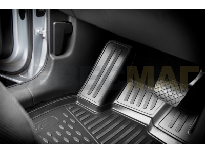 Коврики в салон 3D Format для 2WD, полиуретан 4 шт (повышенная износостойкость) для Mitsubishi Outlander 2012-2021