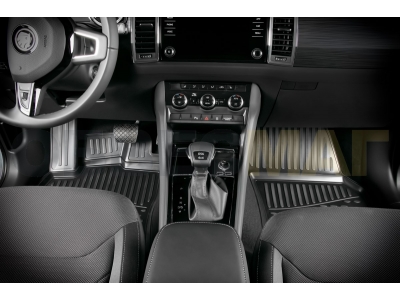 Коврики в салон 3D Format, полиуретан 4 шт для Nissan X-Trail 2007-2015