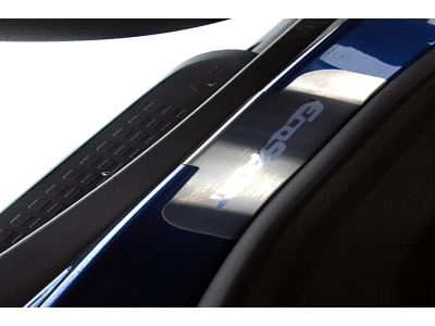 Накладки на пороги без логотипа Союз96 для Ford EcoSport 2014-2021