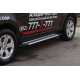 Пороги алюминиевые Союз96 для Ford Edge 2013-2015