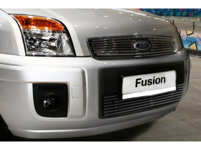 Накладка решётки бампера 10 мм Союз96 для Ford Fusion 2005-2012