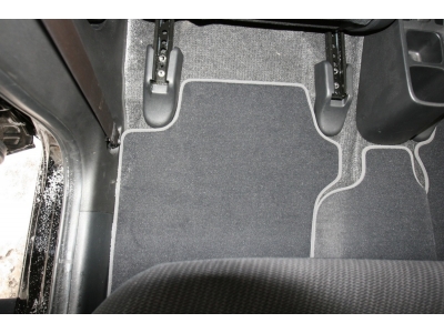 Коврики в салон текстиль 5 штук для АКПП Autofamily для Honda Jazz 2009-2015