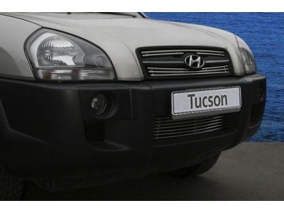 Накладка решётки бампера 10 мм Союз96 для Hyundai Tucson 2004-2010