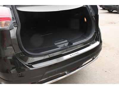 Накладка на порог багажника без логотипа Союз96 для Nissan X-Trail 2015-2018