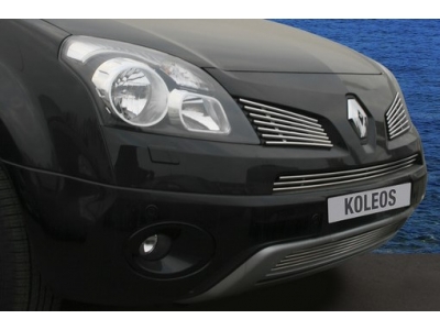 Накладка решётки бампера 10 мм Союз96 для Renault Koleos 2008-2011